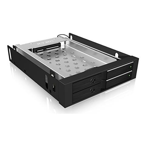 ICY BOX IB-2227StS Mobile Rack for 2x 2,5 HDDs - Foto 1