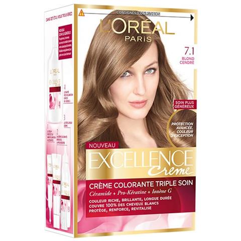 Excellence Creme Tinte 7,1 Rubio Ceniza - Foto 2