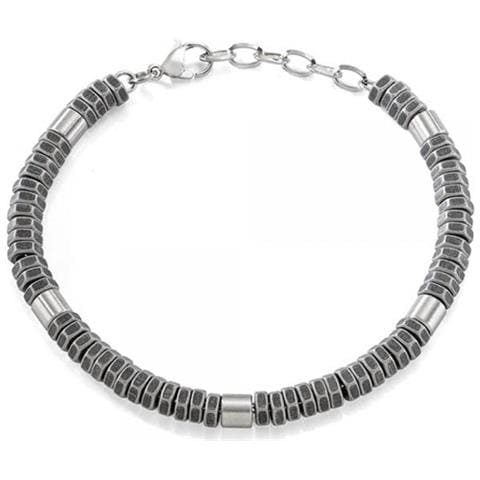 Bracciale Uomo Basic Acciaio Antique Szs21 - Foto 1
