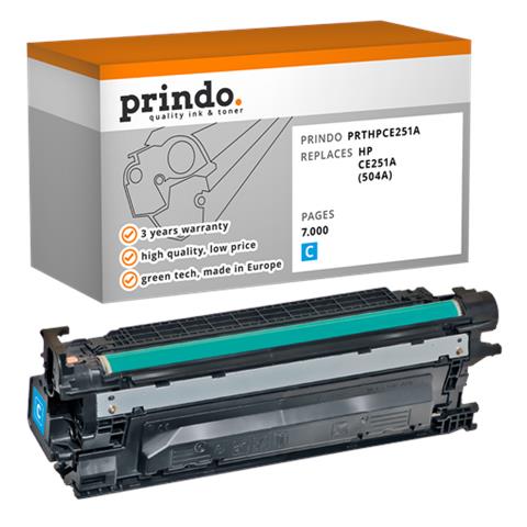 Toner Ciano Prthpce251a Wwk21187 ~7000 Pagine Alternativa Per Hp Ce251a (504a)  - Foto 1