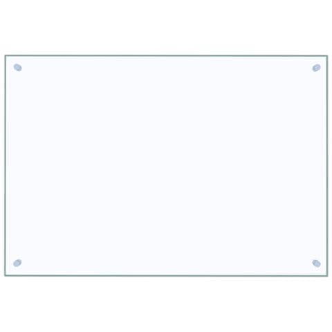 Paraschizzi Per Cucina Trasparente 90x60 Cm In Vetro Temperato - Foto 1