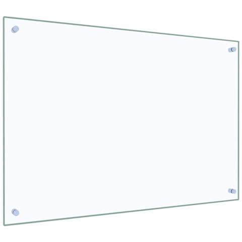 Paraschizzi Per Cucina Trasparente 90x60 Cm In Vetro Temperato - Foto 8