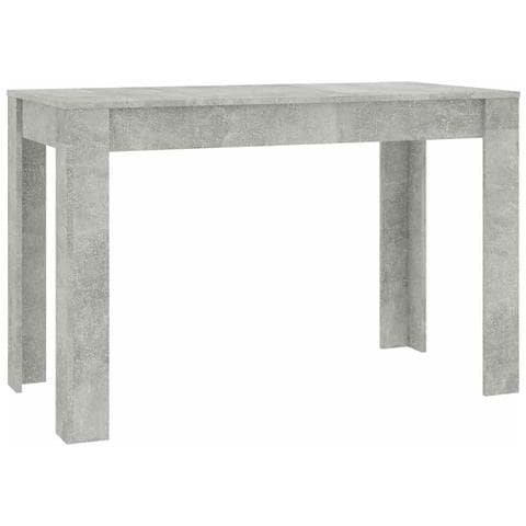 Tavolo da Pranzo Grigio Cemento 120x60x76 cm Legno Multistrato - Foto 1