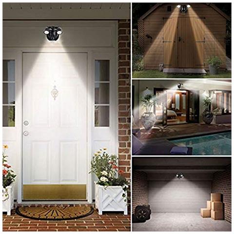 Spotlight Doppio Esterno - Ultima Tecnologia Led Cob Motion Detection - Foto 2