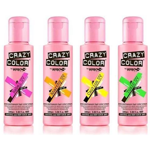 Pazzo Colorcaution Uv Semi Permanente Dei Capelli Color Crema 100ml - Foto 3