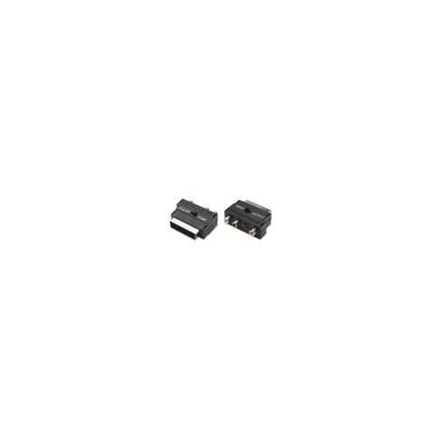 Adattatore scart s-vhs + rca con commutatore inout - Foto 3