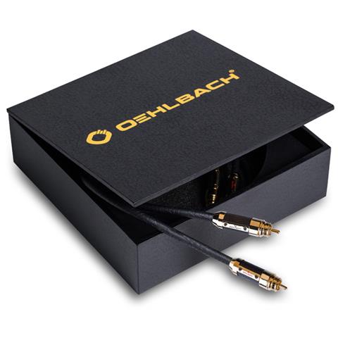 LF audio RCA phono cable, 1m, black - Foto 2