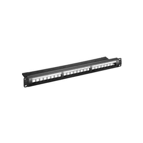 CAT Keystone Panel 24x, RJ-45, Nero - Foto 1