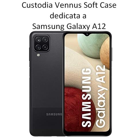 Custodia Tpu Silicone Lite Cover Soft-case Per Samsung Galaxy A12 A125 Pink - Foto 2