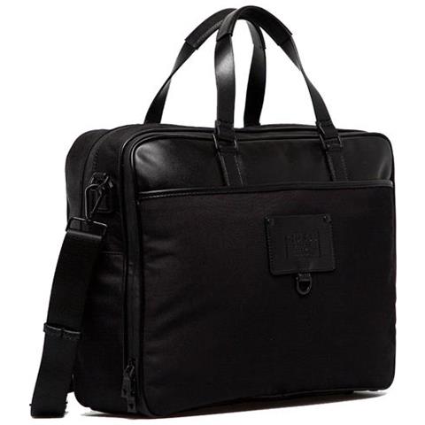 Cartella Certosa Briefcase Nero Nd Prima Black Hmcertp0 - Foto 1