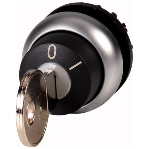 Eaton M22-ws Interruttore Elettrico Interruttore Azionato A Chiave Nero, Argento - Foto 1