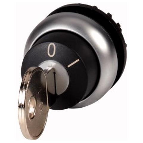 Eaton M22-ws Interruttore Elettrico Interruttore Azionato A Chiave Nero, Argento - Foto 2