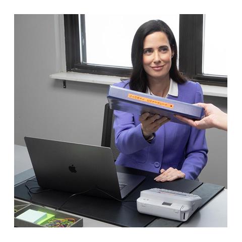 Stampante per Etichette PT-D410UR1 Trasferimento Termico 180 x 180 DPI 20 mm /s USB Colore Bianco - Foto 10