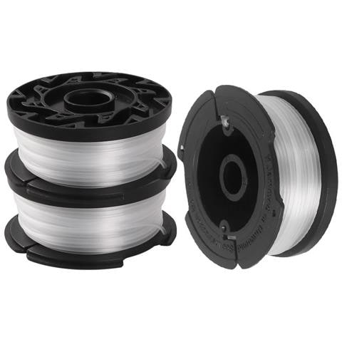 Bobine Di Ricambio In Confezione Da 3 Con Filo Per Decespugliatore Black Decker Af-100-3zp - Foto 2