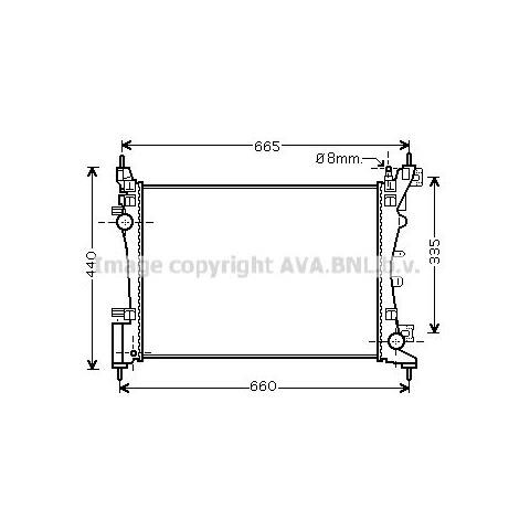 Ava Rad. Citroen Nemo 1.4i 07- Cna2261 - Foto 1