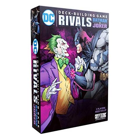 Gioco Di Costruzione Di Mazzi Dc: Rivals - Batman Vs The Joker - Emozionante Formato 1v1 - Sei Carte Di Grandi Dimensioni Per Batman E The Joker - Autonomo, Compatibile Con Lintera Serie Di Giochi Di Costruzione Di Mazzi Dc - Foto 1
