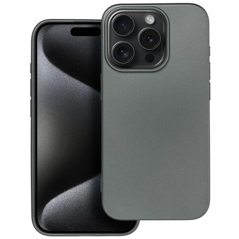 Custodia Tpu Silicone Cover Case Per Apple Iphone 15 Pro Max Grey - Foto 1