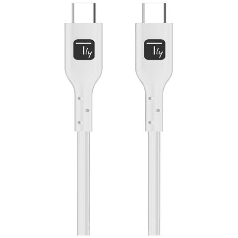 Cavo Usb-c M /m E-mark Usb 2.0 240w Pd 2m Bianco - Foto 2