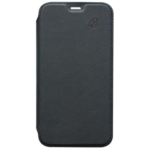 Custodia Per Iphone 6/7/8/se (2022) Premium In Pelle Con Retro Cristal, Nero - Foto 1