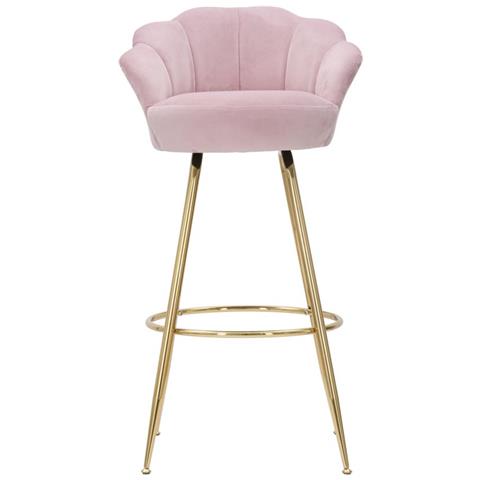 Sgabello Bar Vienna Rosa Cm 55x53x110 - Foto 2