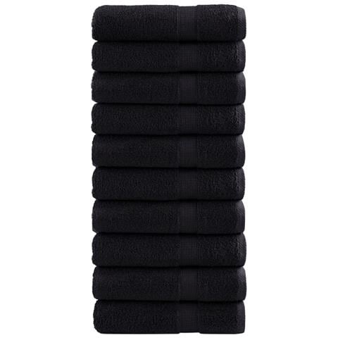 Asciugamani da Bagno SOLUND 10 pz Verdi 100x150cm 600 g /m² - Foto 1