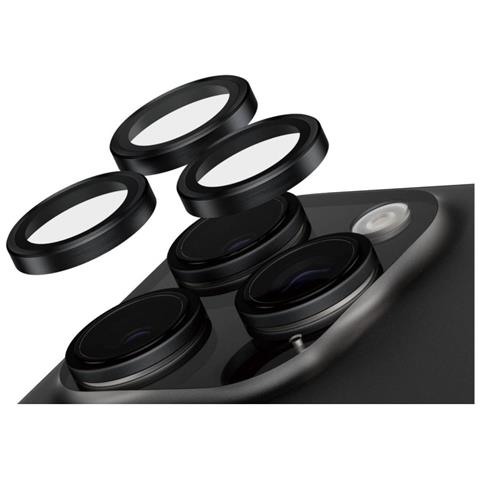 Protezione Dell'obiettivo Per Iphone 16 Pro / 16 Pro Max Sicura, Nero - Foto 2