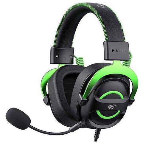 Cuffie Da Gioco H2002e (nere /verdi) - Foto 1