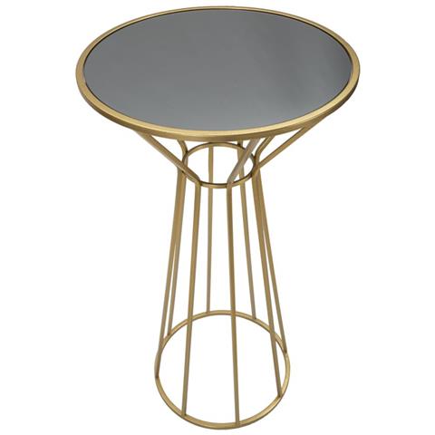 Tavolino Mf587 - Oro - Metallo - 50x50x100 Cm - Foto 2