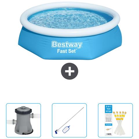 Piscina Fuori Terra - In Giro - 244x61 Cm - Blu - Include Accessori Coordinati Cb46 - Foto 1