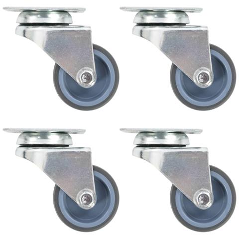 Ruote Girevoli Gemellate 4 Pz 50 Mm - Foto 2