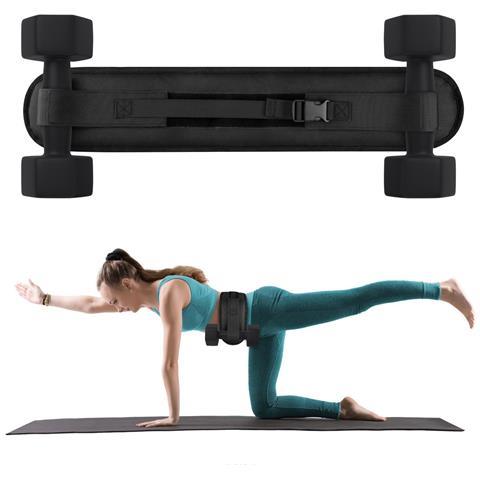 Cintura Regolabile Per Spinte D'anca Con Manubri Per Allenamenti Con Pesi - Foto 1