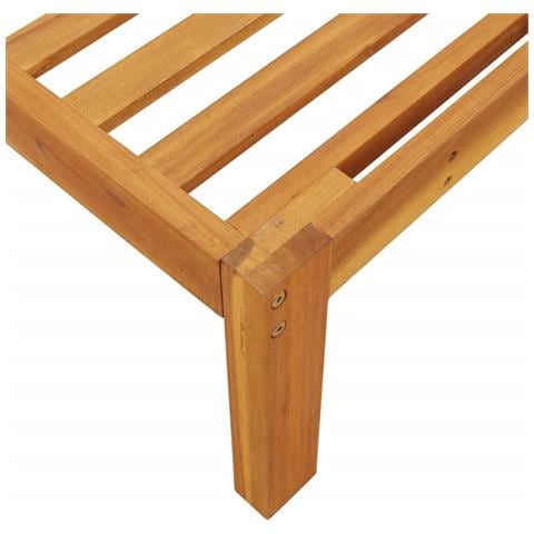 Set Divani Pallet Giardino 4pz Cuscini Legno Massello Acacia - Foto 9