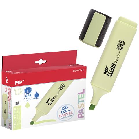 Pack 12 Marker Long Life Flourescenti Verde Lime - Foto 1