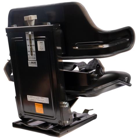 Sedile Serie 3 In Sky Nero Con Sospensione E Cintura Di Sicurezza Statica - Foto 2