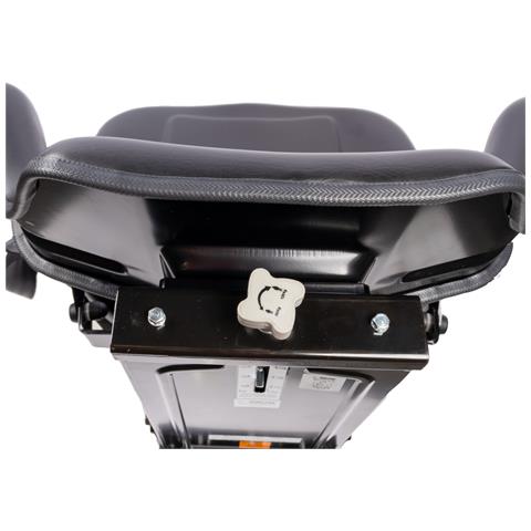 Sedile Serie 3 In Sky Nero Con Sospensione E Cintura Di Sicurezza Statica - Foto 5