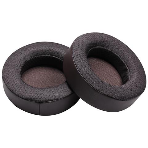 2 Cuscinetti Auricolari In Tessuto A Rete Compatibili Con Corsair Virtuoso Rgb Series - Cuscinetti Auricolari Di Ricambio Coffee - Foto 1