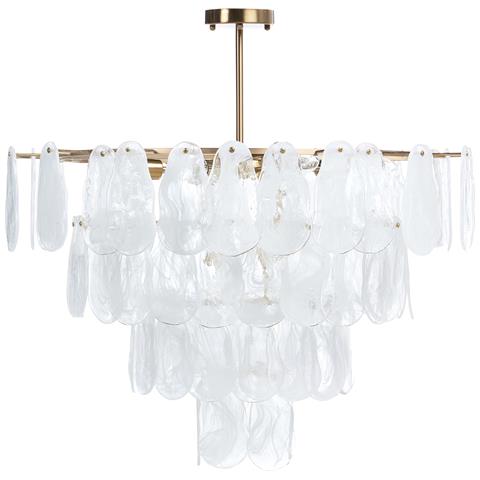Lampadario Osmore Vetro Ottone - Foto 2
