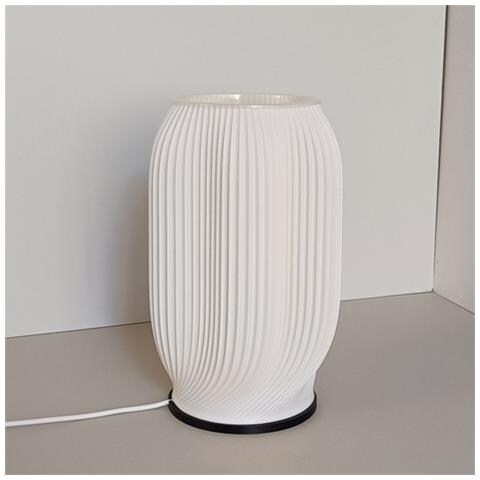 Lampada Vaso Stampata In 3d Con Controllo Dimmer Usb - Luce Notturna Creativa Da Comodino - Foto 2