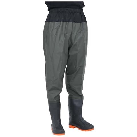 Wader da Pesca alla Vita con Stivali Verde Scuro Taglia 45 - Foto 1