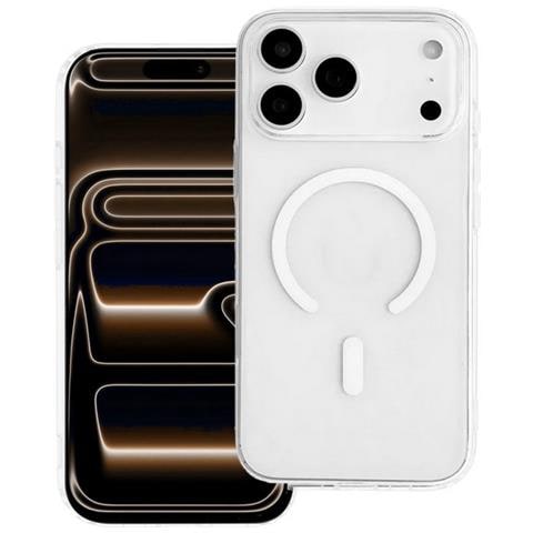 Clear Mag Mid Custodia Tpu Cover Case Compatibile Con Magsafe Per Apple Iphone 17 Pro Max - Foto 1