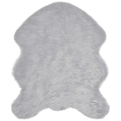 Tappeto Pecora Tafalla Grigio 50 x 80 cm Poliestere - Foto 1