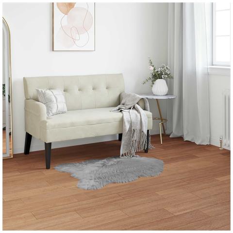 Tappeto Pecora Tafalla Grigio 50 x 80 cm Poliestere - Foto 2