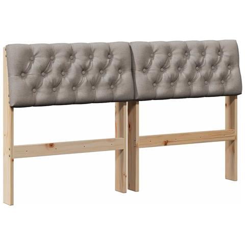 Testiera imbottita Talpa 150 cm Pino massello - Foto 1