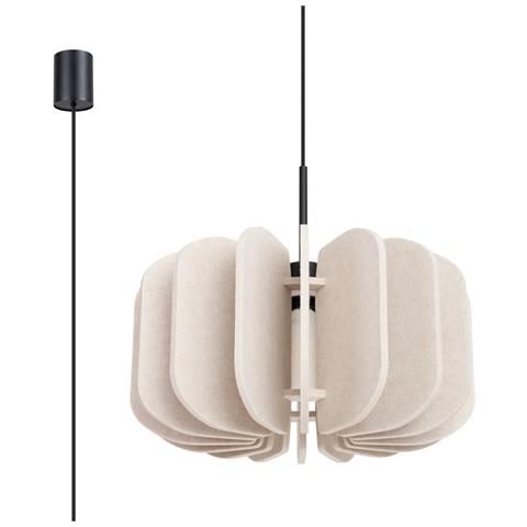 Lampada A Sospensione Mula 45 Beige Sl. 1860 - Moderno Lampada A Sospensione Beige /nero 146x45x45 Cm - Foto 1