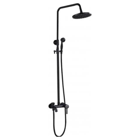 Rubinetto per doccia, Blackswan, tipo M68.5, modello nero opaco, misura 20 cm - Foto 1