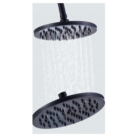 Rubinetto per doccia, Blackswan, tipo M68.5, modello nero opaco, misura 20 cm - Foto 4