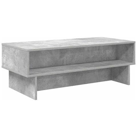 Tavolino da salotto Grigio cemento 100 x 46 x 35 cm - Foto 1