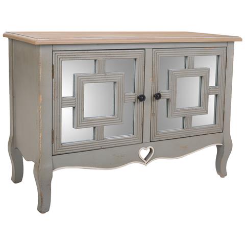 Mobile Da Ingresso In Legno Grigio 83x36x56,5h - Foto 1