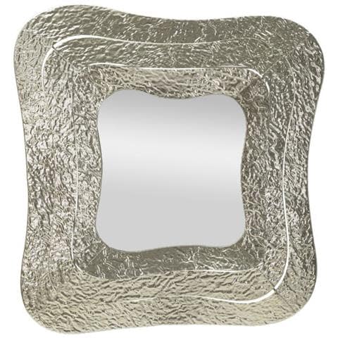 Specchio Con Cornice Vkh507-argento-metallo-74x7x79 Cm - Foto 1