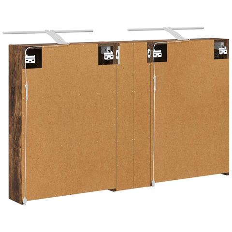 Set di Armadi da Bagno con lo scaffale 3 pcs 120 x 14,5 x 70 cm - Foto 9